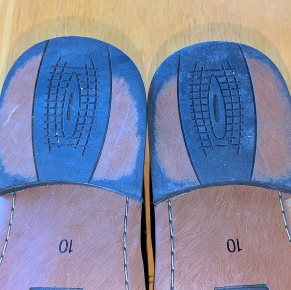 Stacy Adams Hillman 24199 Leather Slip On Black Bicycle Dress Shoes Mens 10M - Picture 12 of 13